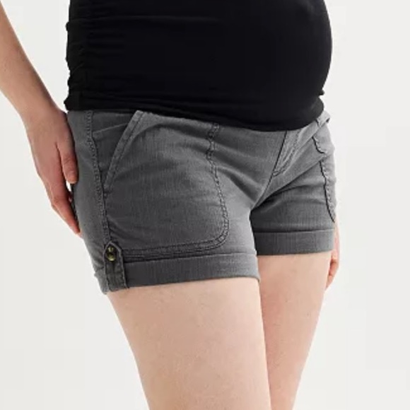 2 pairs of comfy maternity shorts! EUC WORN ONCE OR TWICE! - Picture 3 of 7